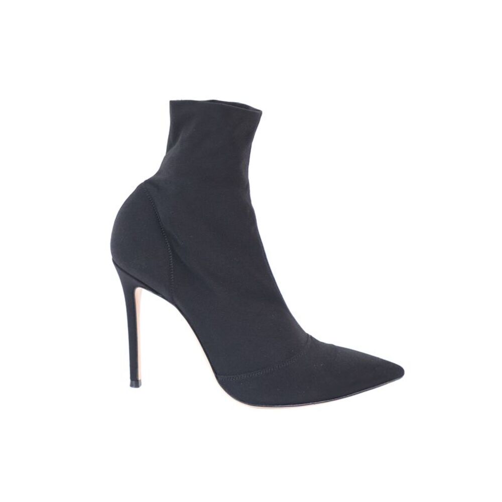 Gianvito Rossi Elite Stretch-Knit Sock Boots in Black Viscose
